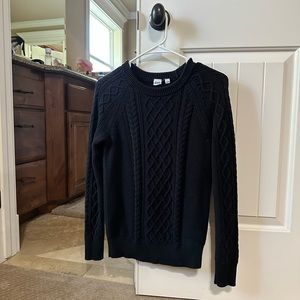 Black sweater from Gap
